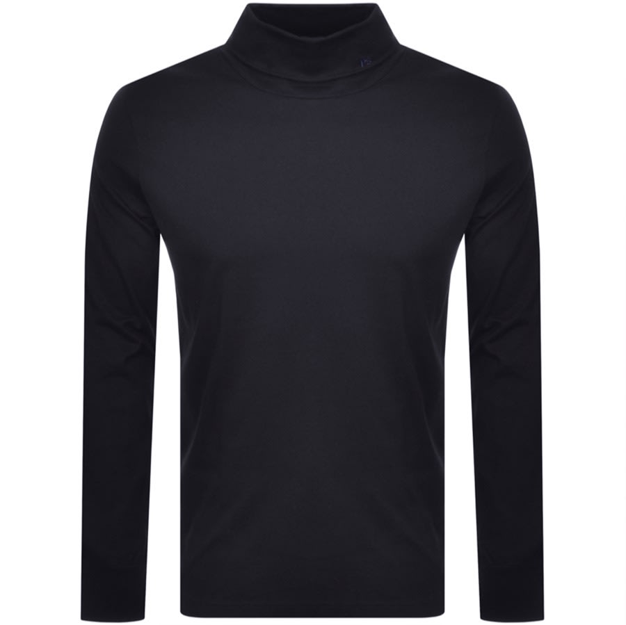 Alternative Image for ProductPS By Paul Smith Roll Neck Long Sleeve TShirt Navy1